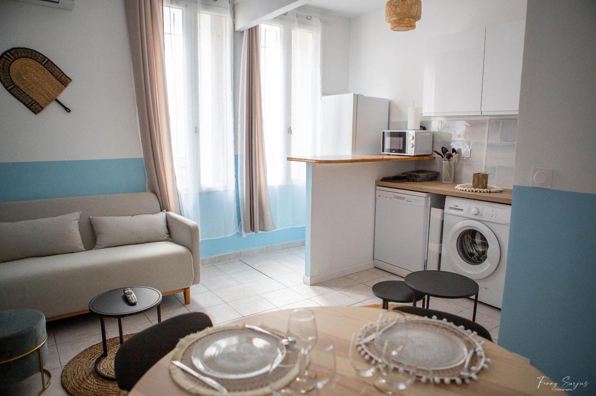 Appartements Confortables - Gare A 5 Min Pied - 20Min De La Plage - Terrasse 佩皮尼昂 外观 照片